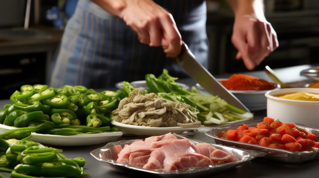 青椒炒肉的做法