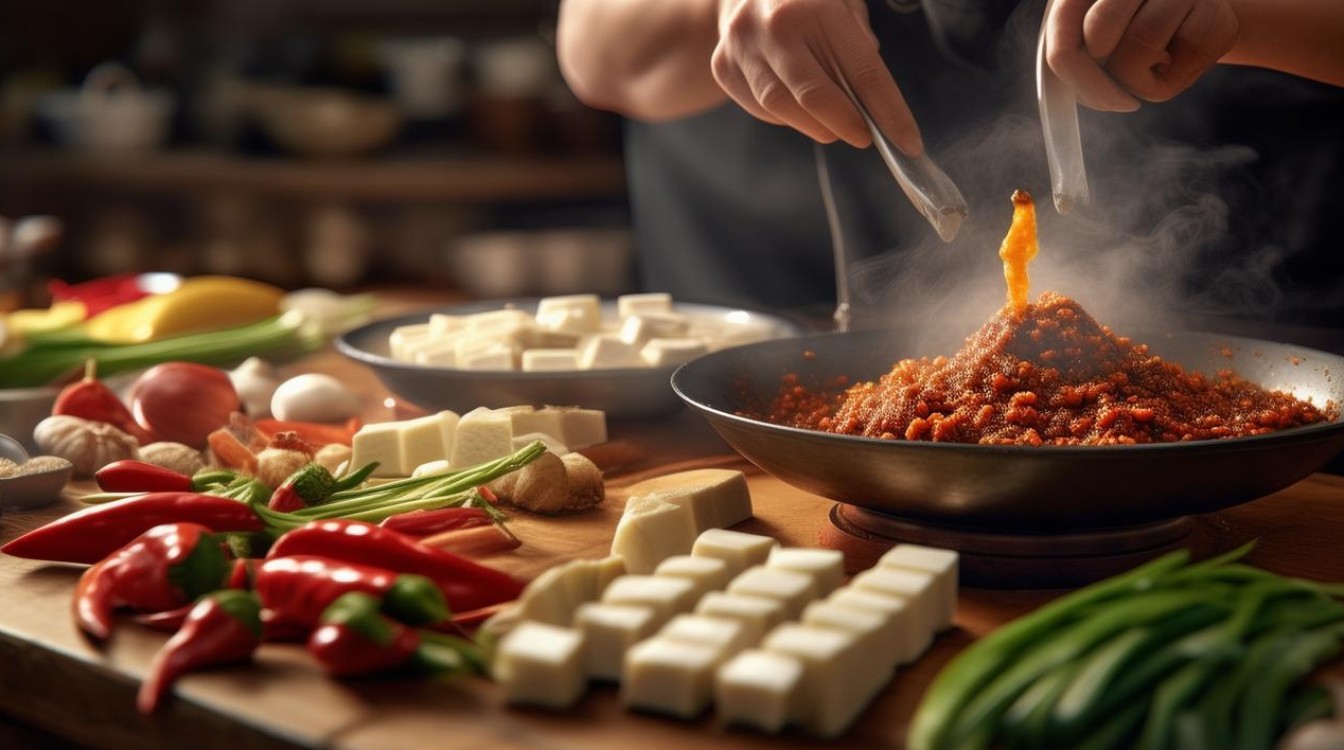 麻婆豆腐的做法