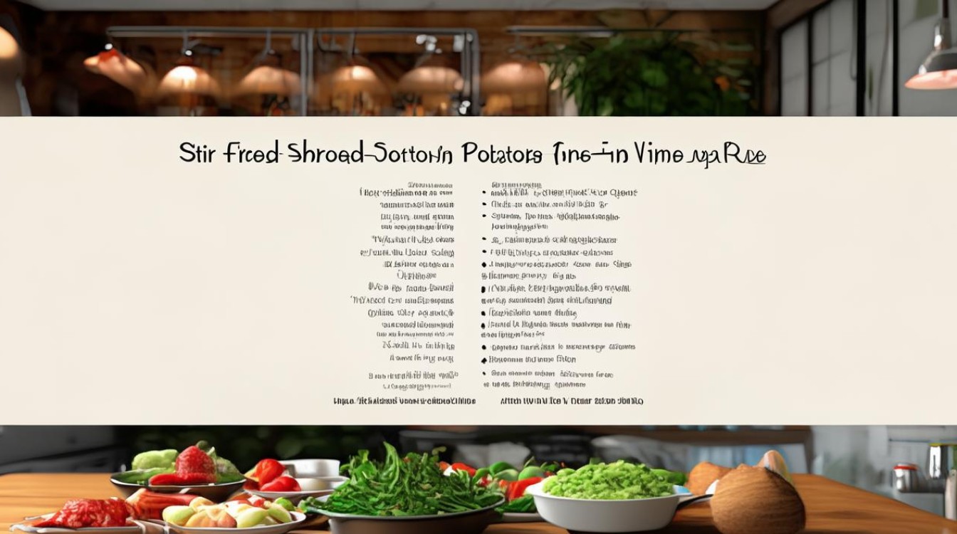 醋溜土豆丝的做法