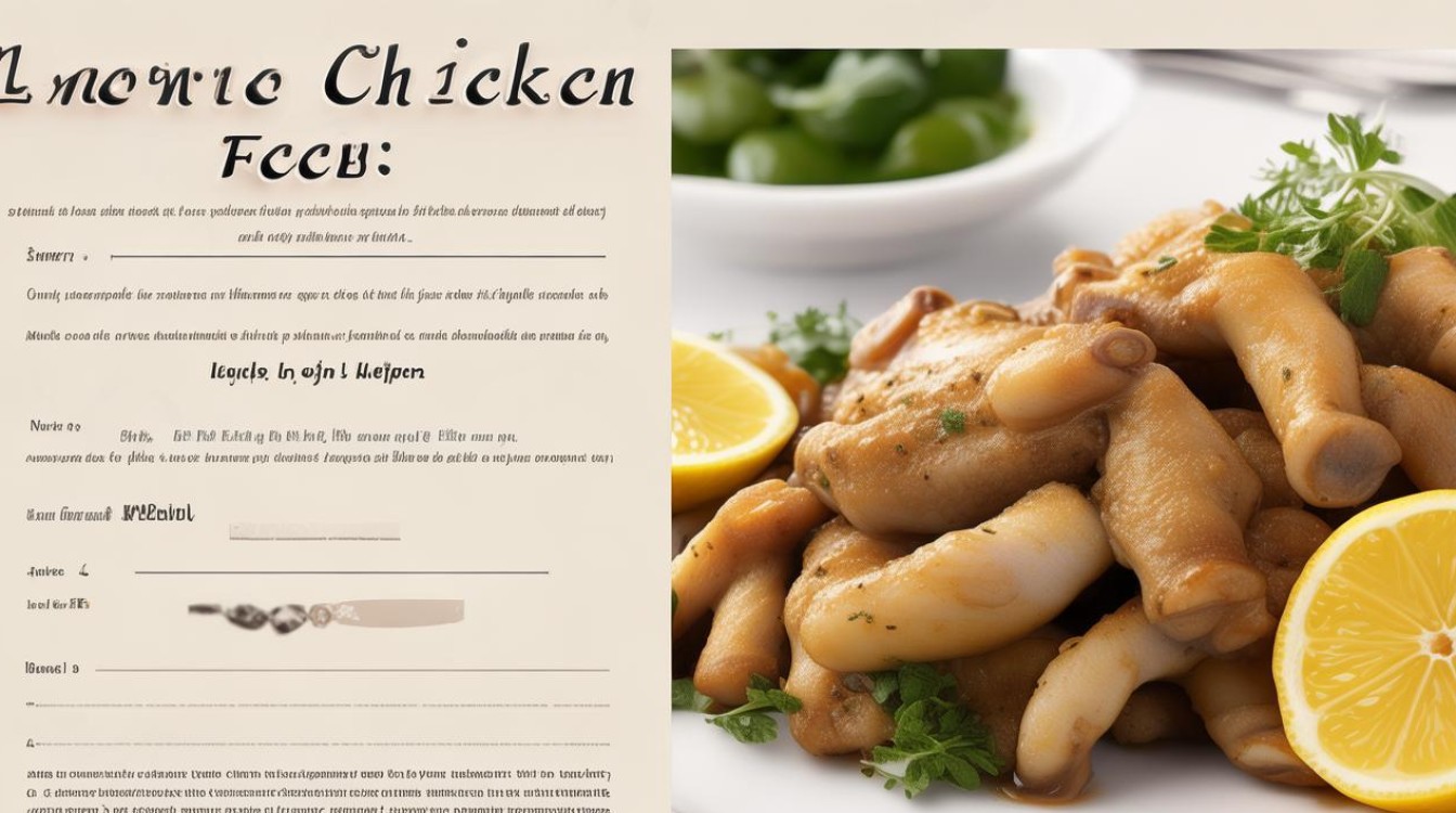 柠檬鸡爪的做法