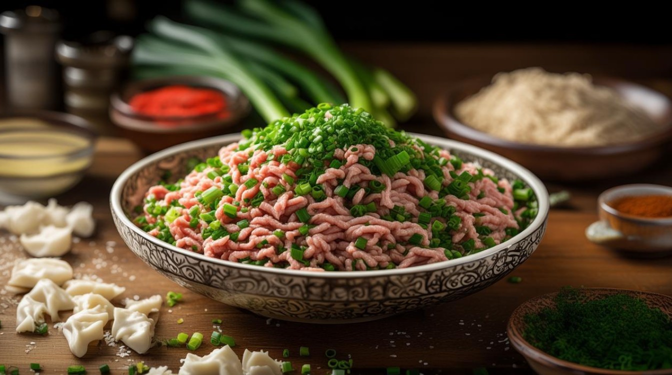 猪肉大葱饺子馅怎么调好吃