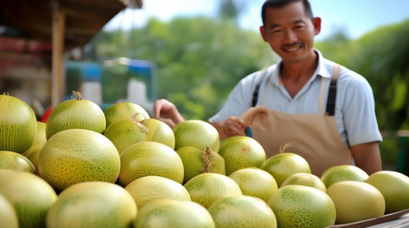哈密瓜挑选方法