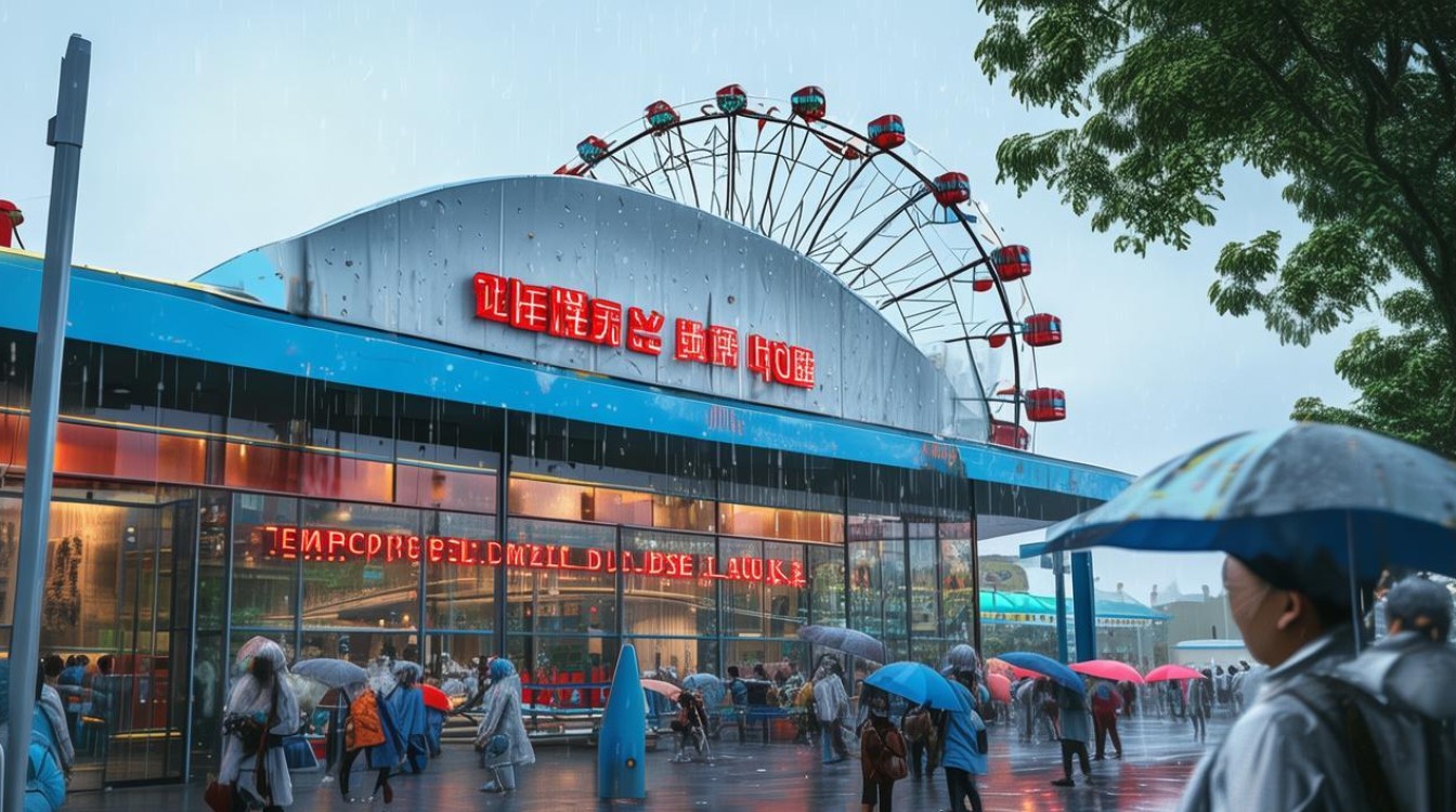 温州乐园等景区因台风临时闭园