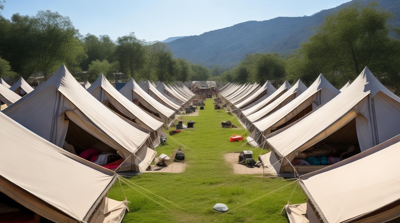 香溪谷篷客露营地假期入驻率超 80%