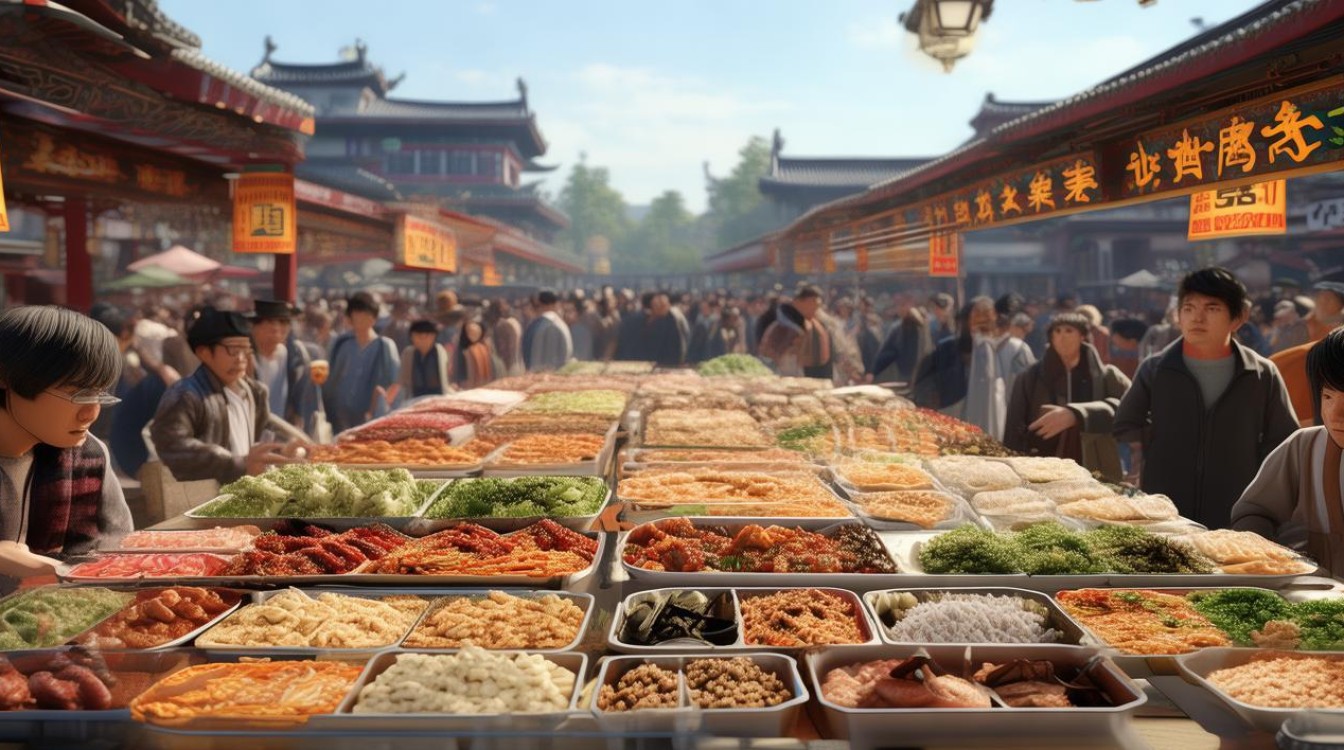 梁山好汉楼广场开展美食联赛比拼