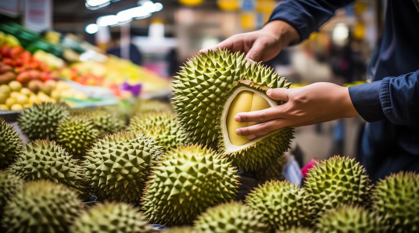 榴莲的挑选方法