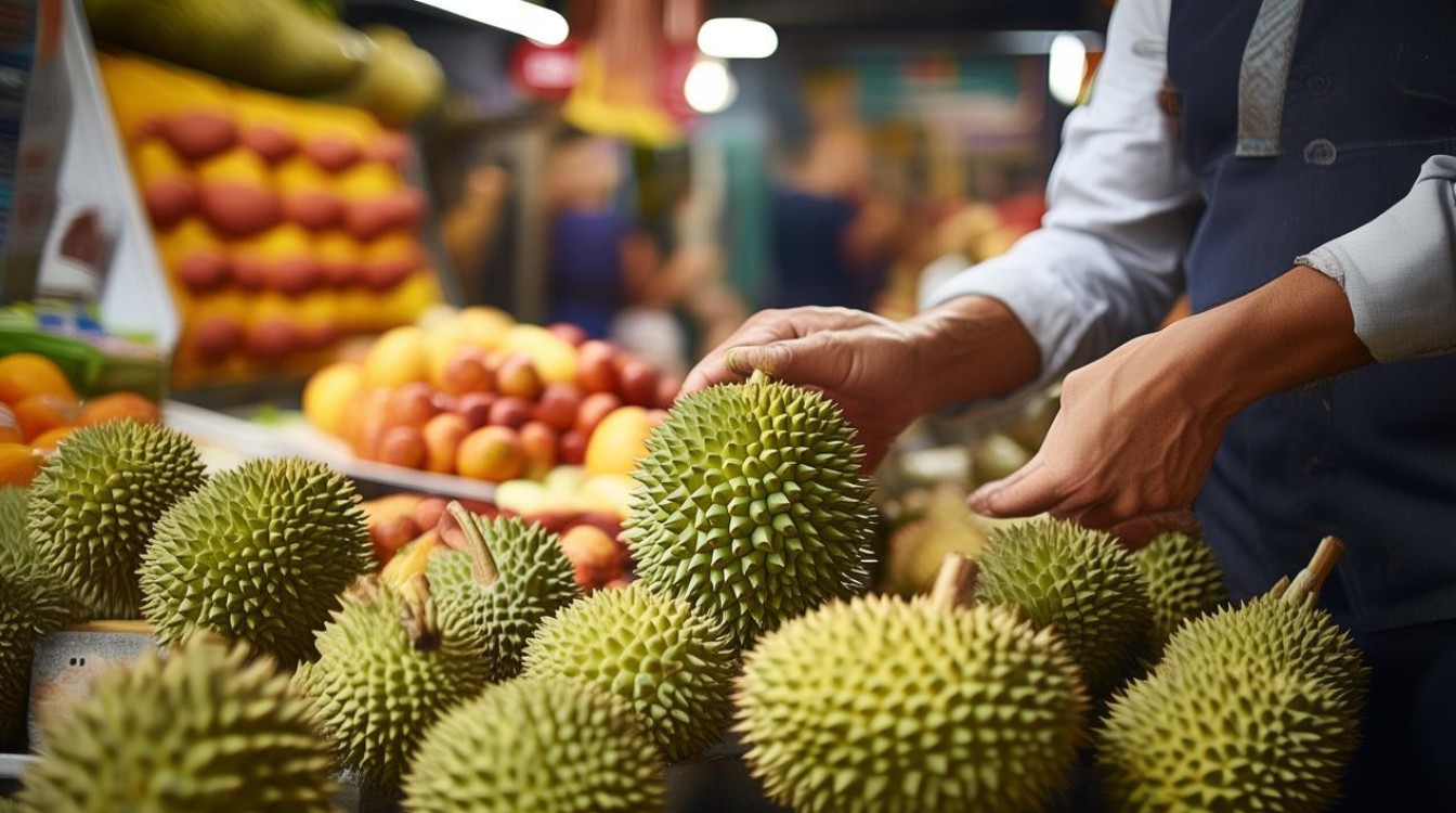 榴莲的挑选方法