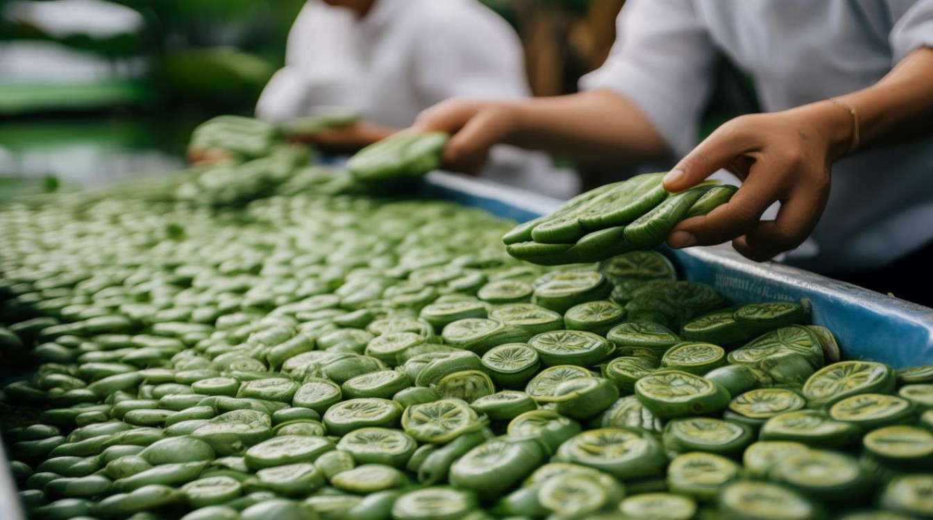 莲子的挑选 莲子的挑选