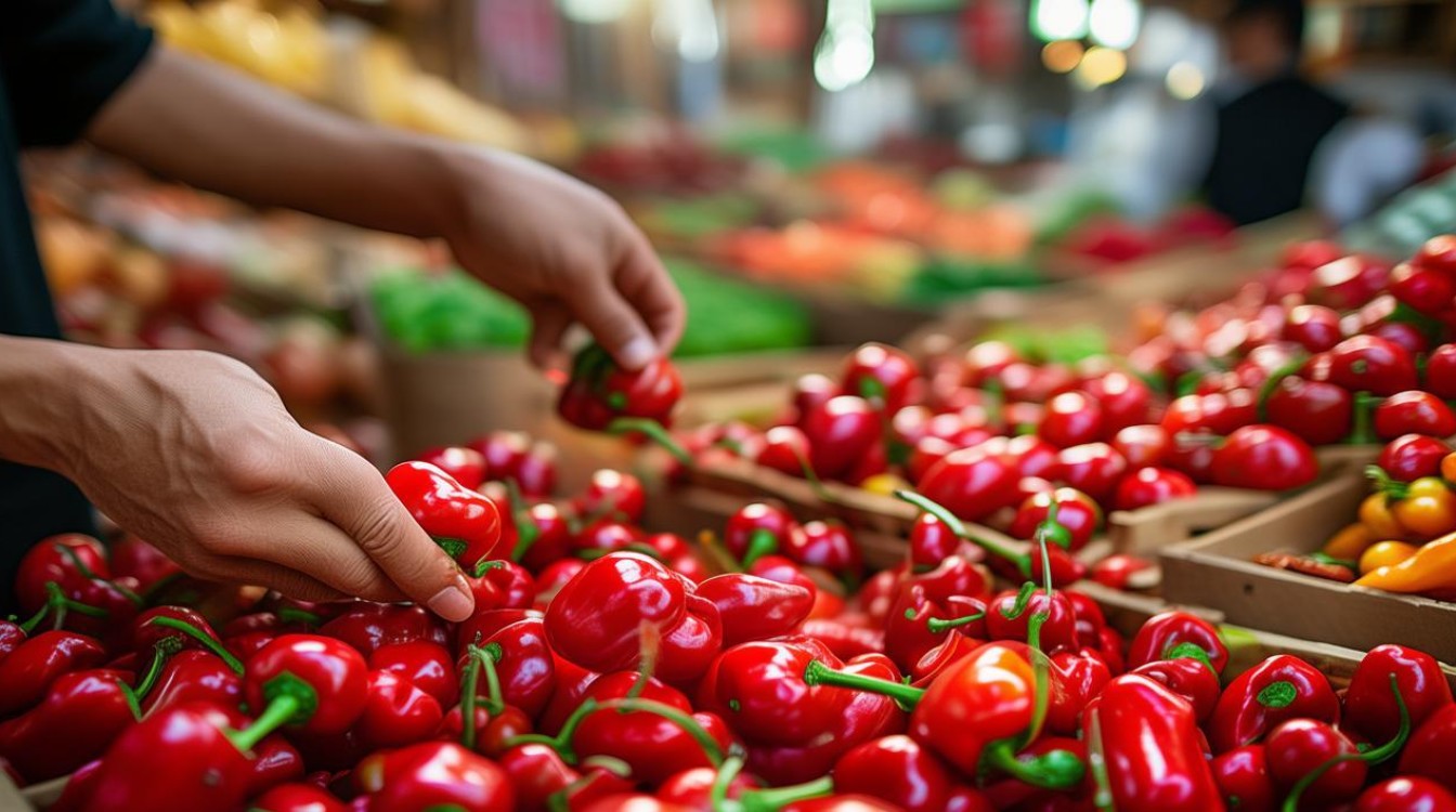 挑选辣椒