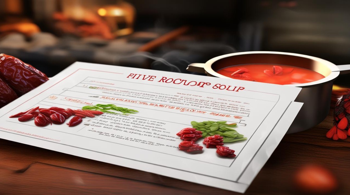 五红汤的做法和功效