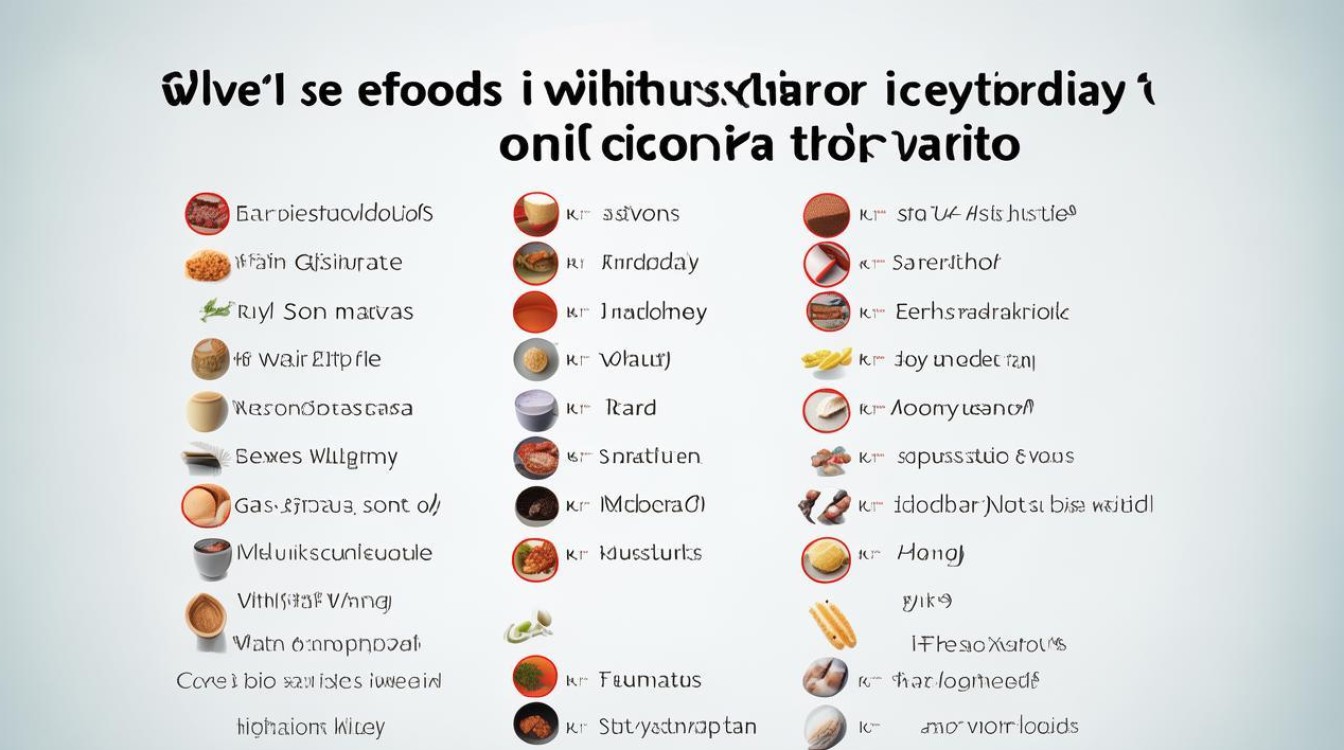 甲亢不能吃的食物有哪些