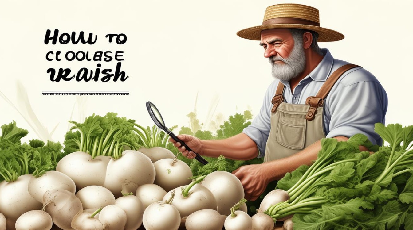 怎样挑选白萝卜