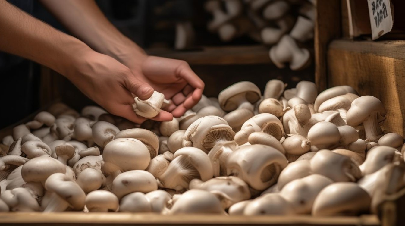 挑选香菇