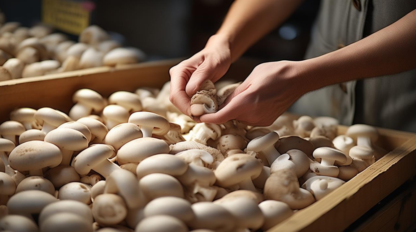 挑选香菇