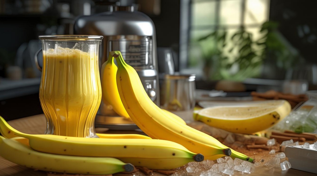 香蕉奶昔的做法