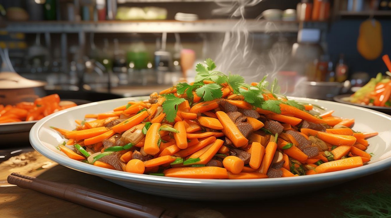 胡萝卜炒什么好吃