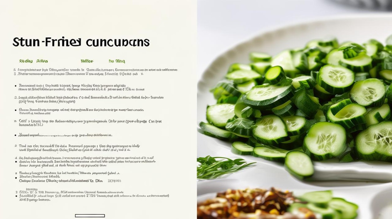 青瓜怎么炒好吃