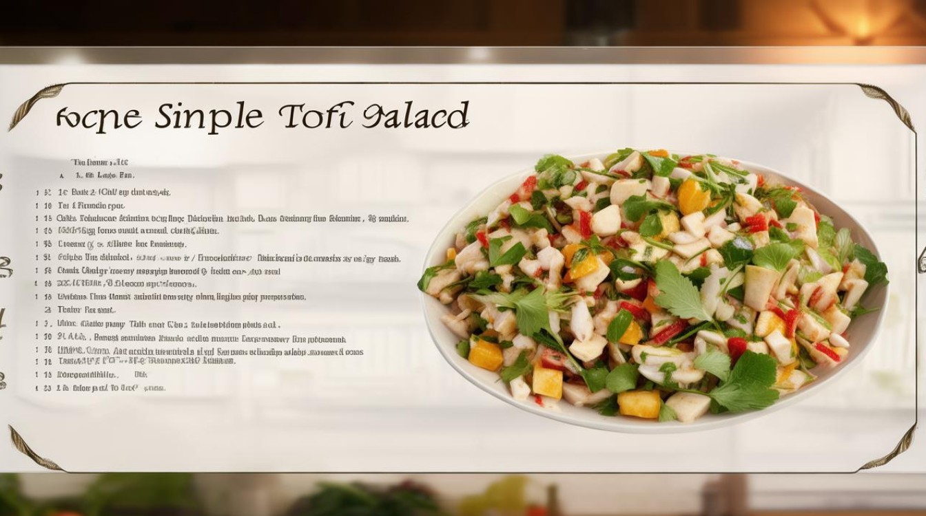 凉拌豆腐怎么做好吃又简单