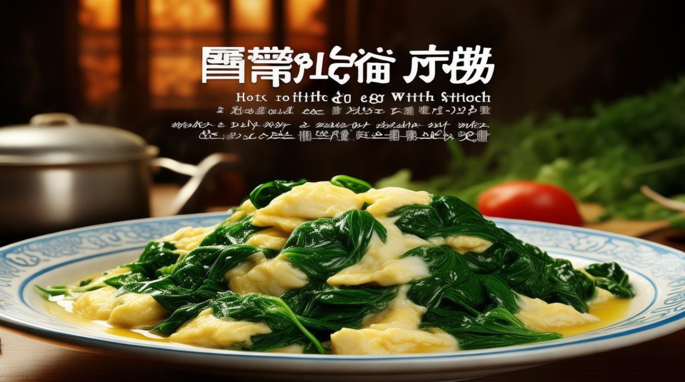菠菜炒鸡蛋怎么炒好吃