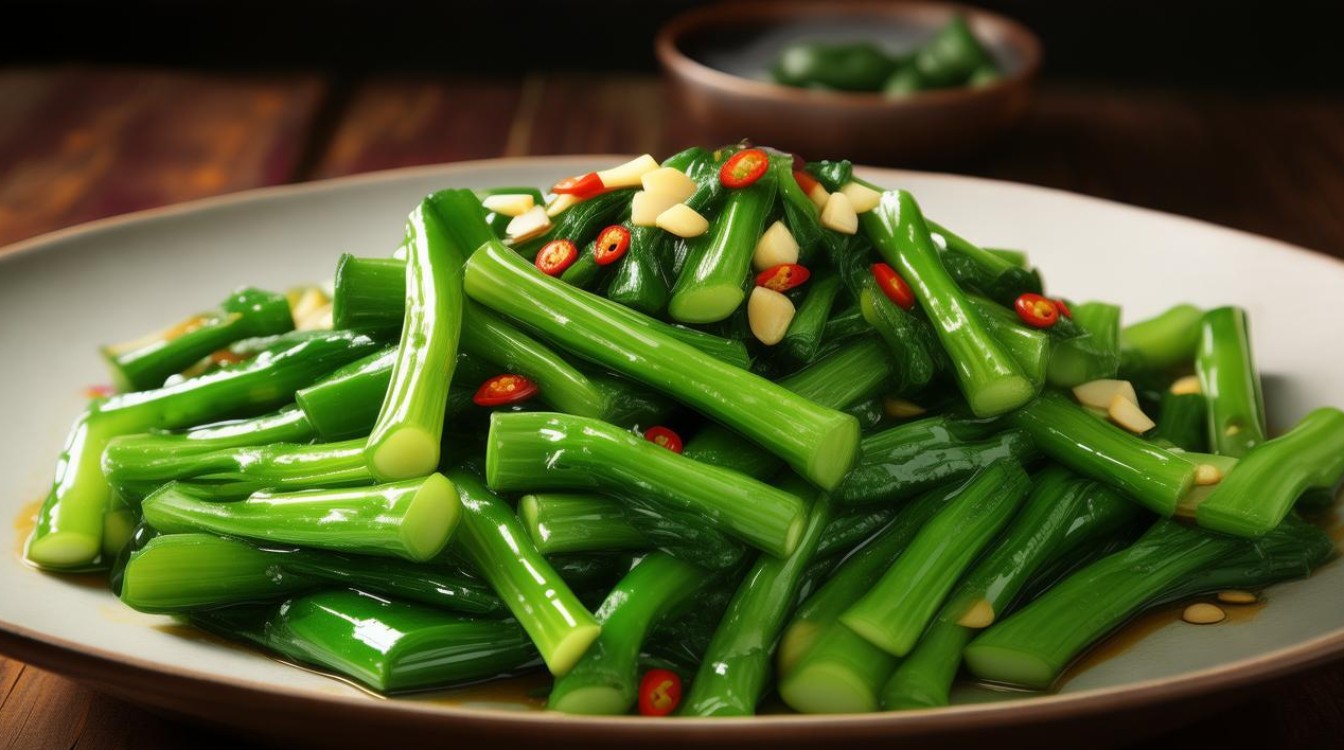 空心菜梗怎么炒好吃