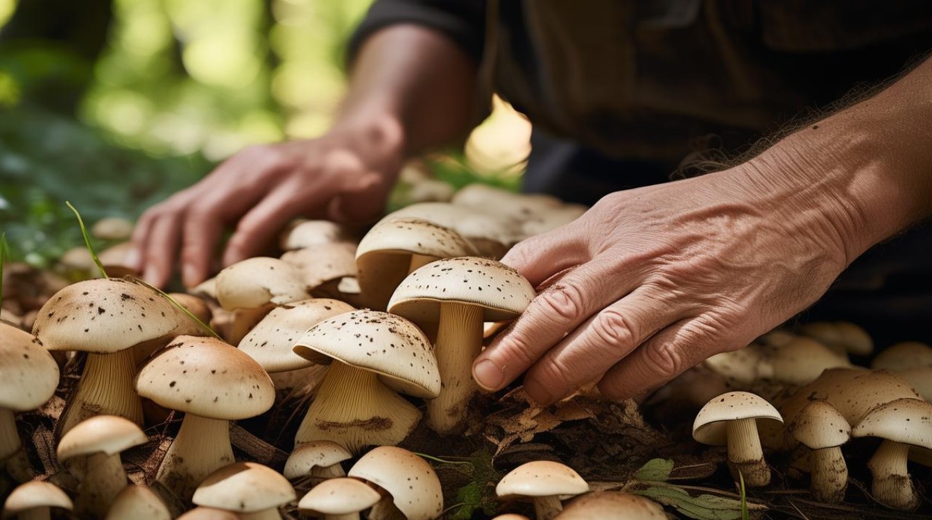 松茸的挑选
