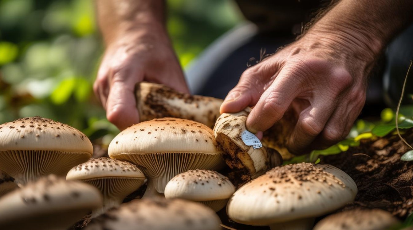 松茸的挑选