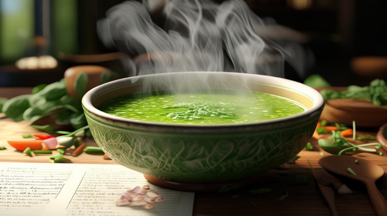 菠菜汤的做法