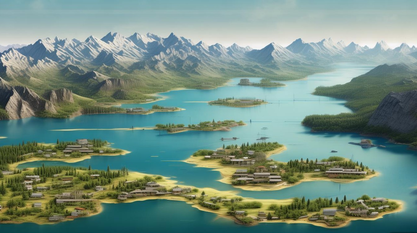 洱海必去景点分布图 洱海必去景点分布图