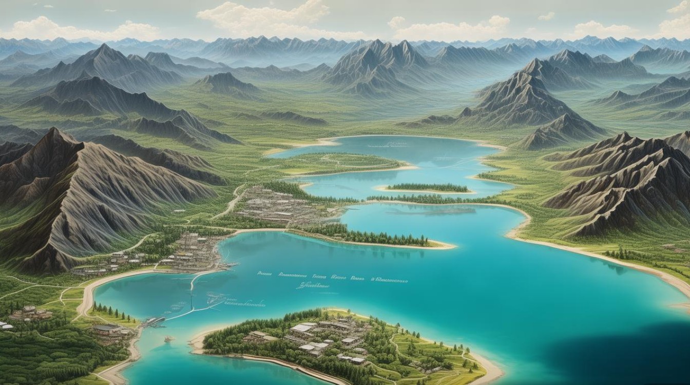 洱海必去景点分布图 洱海必去景点分布图