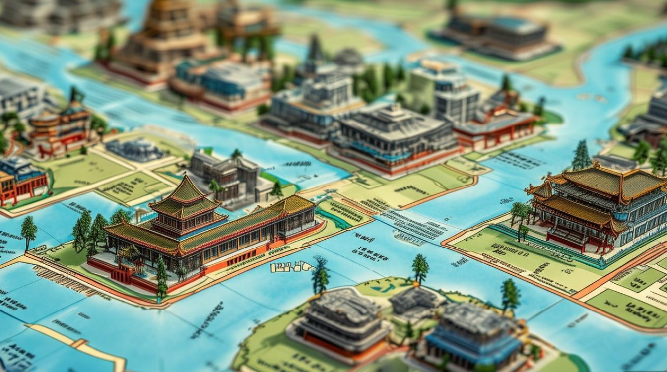 天津主要景点分布地图 天津主要景点分布地图