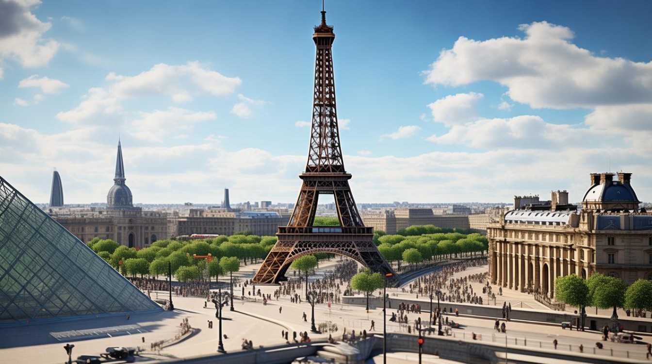 巴黎景点分布 巴黎景点分布