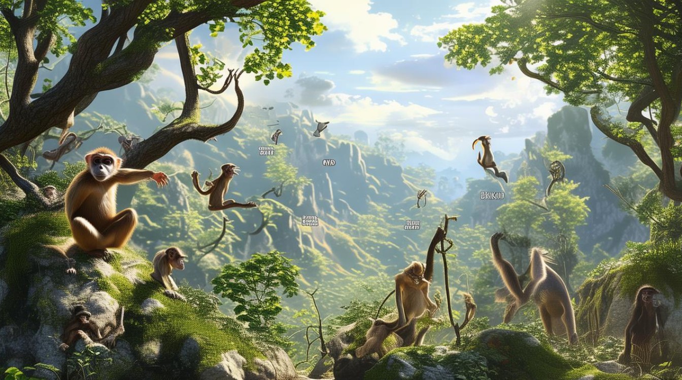 猴山景点 猴山景点