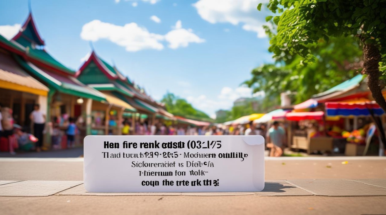 泰国旅游景点门票价格