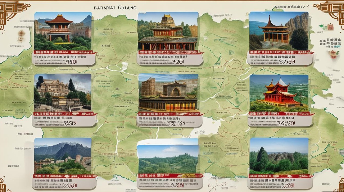 河南各景点门票价格