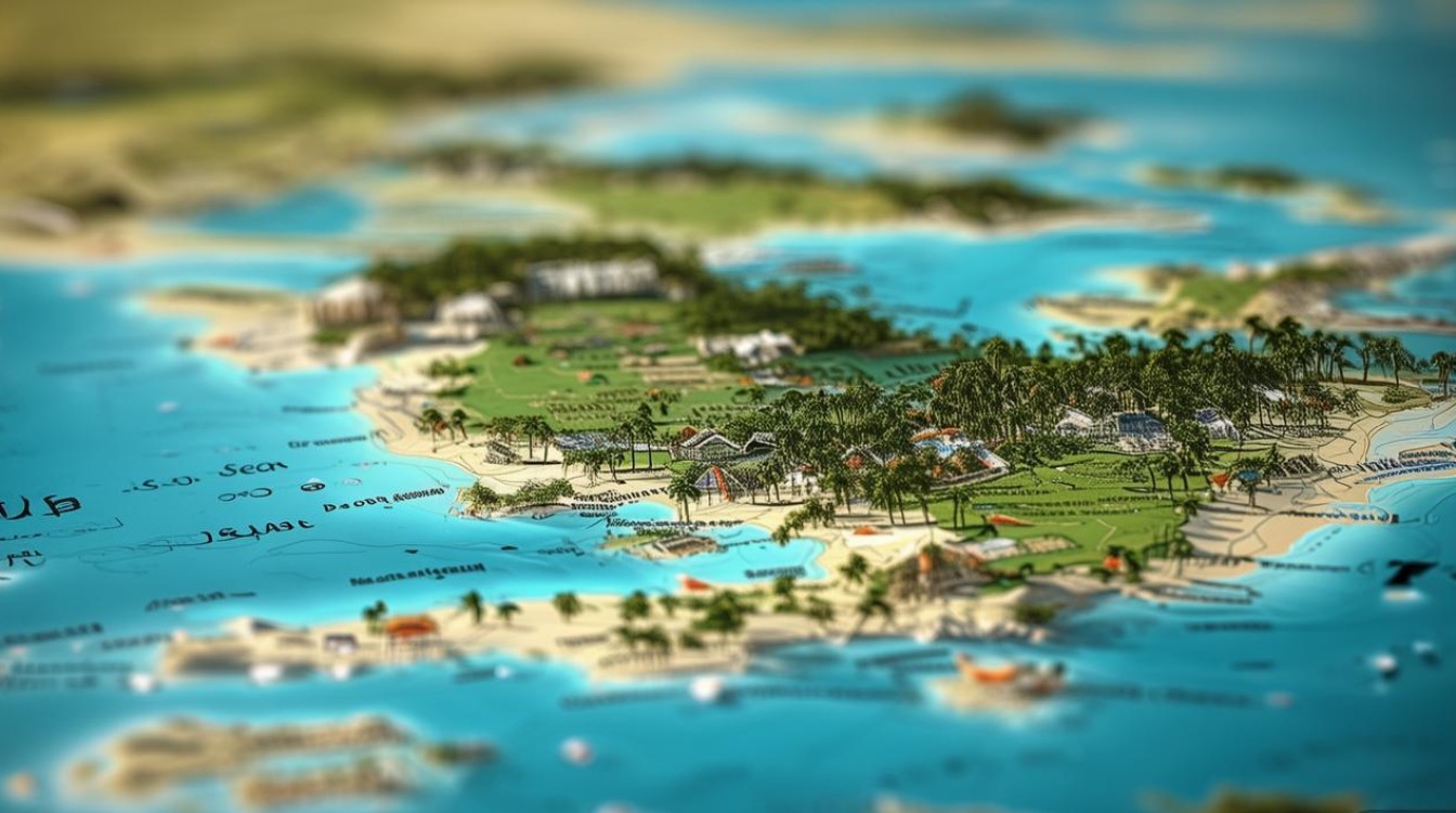 海南主要景点分布图