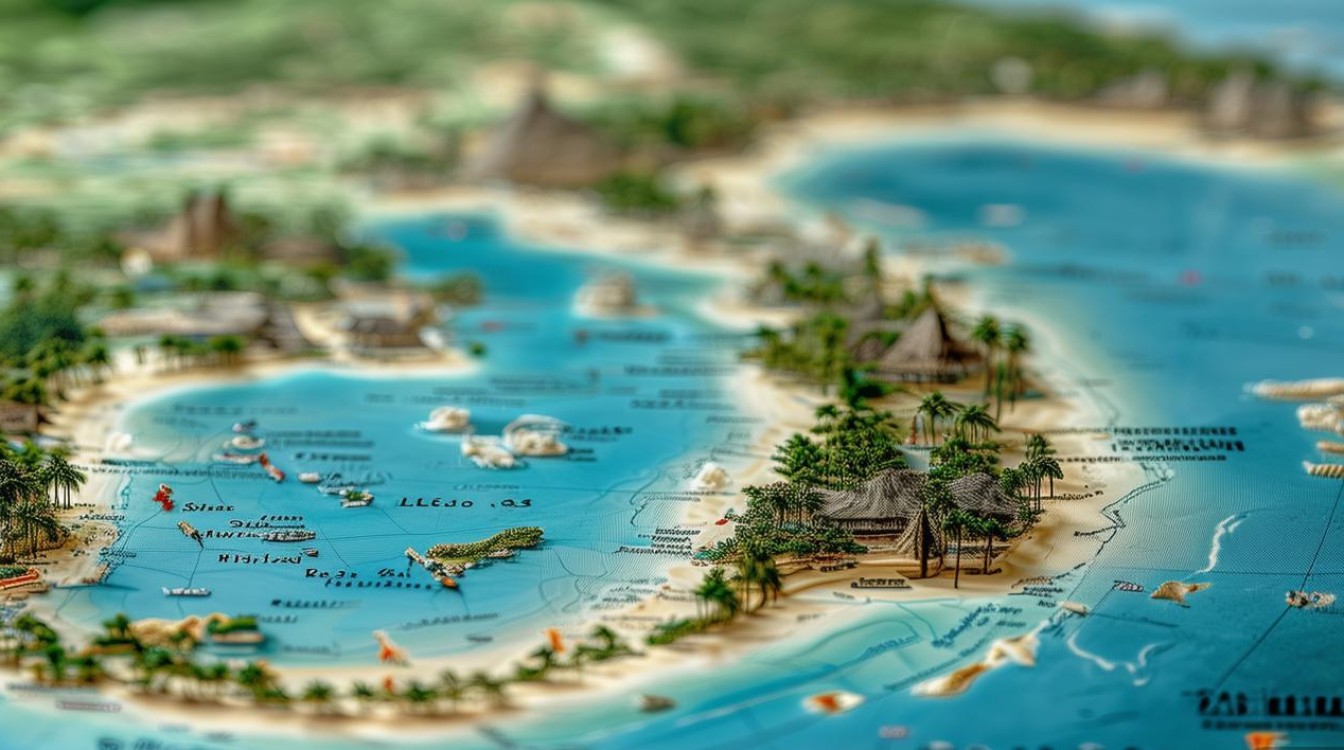 海南主要景点分布图