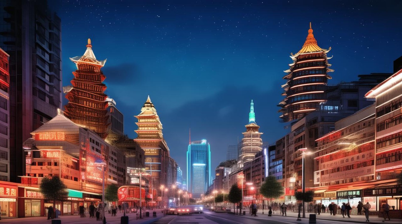 沈阳必去的景点夜景