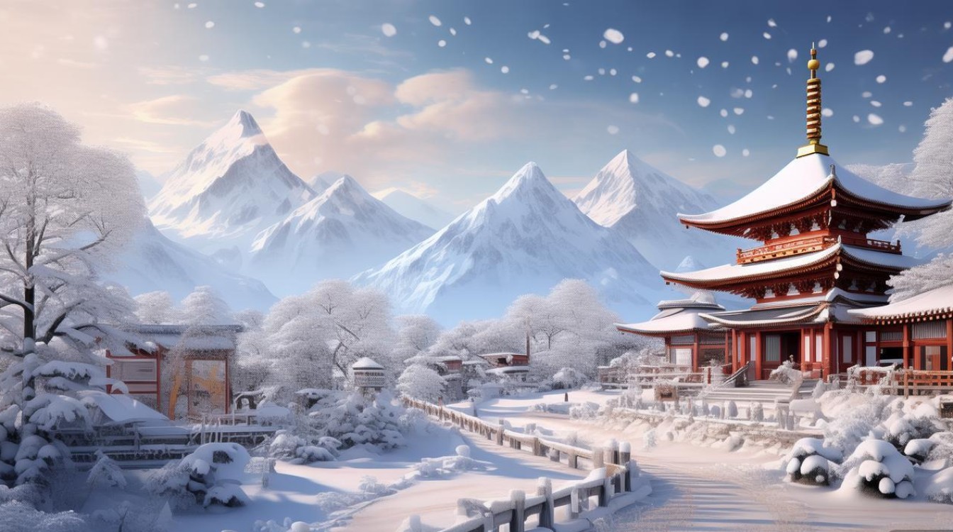 旅游景点雪景 旅游景点雪景