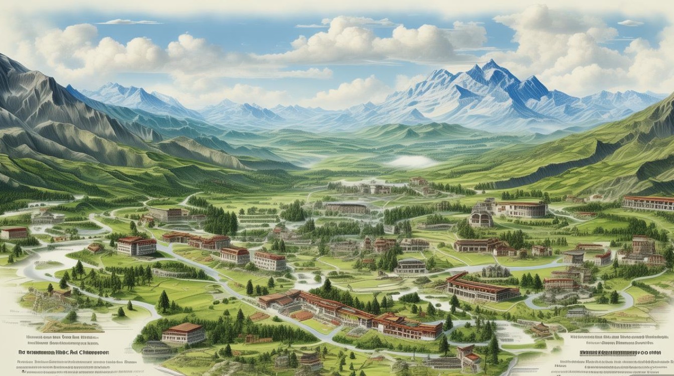 香格里拉旅游景点地图