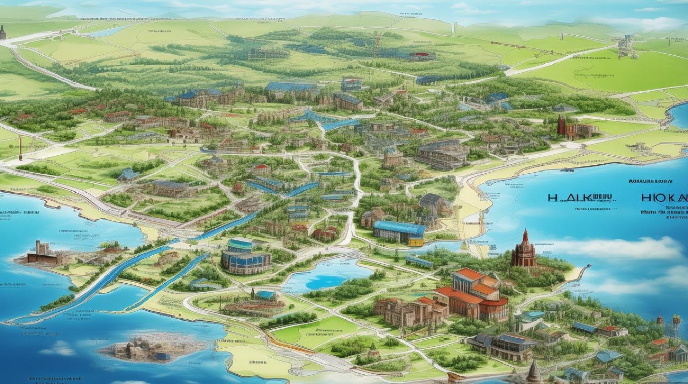 海口市旅游景点地图 海口市旅游景点地图