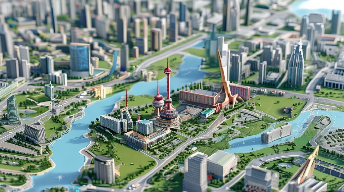 上海主要景点分布图