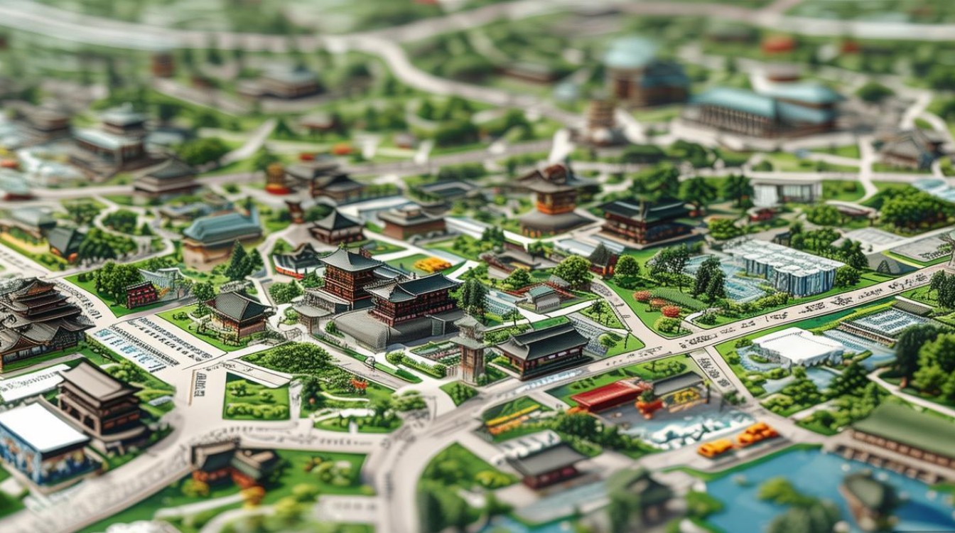 日本京都景点地图