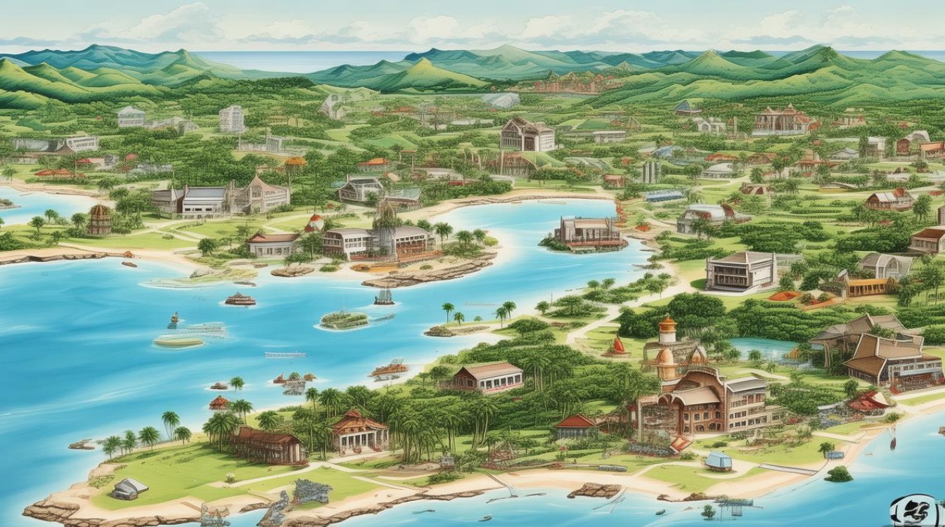 海南旅游景点地图全图 海南旅游景点地图全图