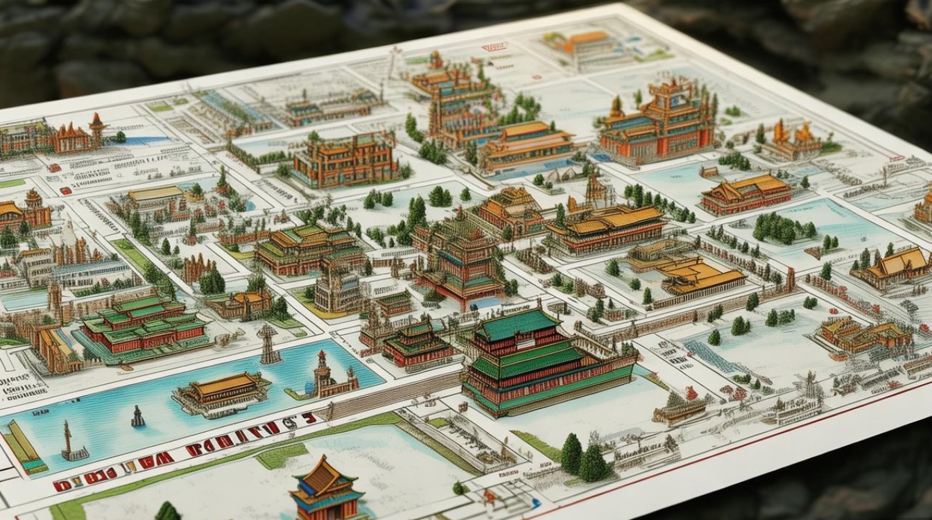 北京著名景点分布图 北京著名景点分布图