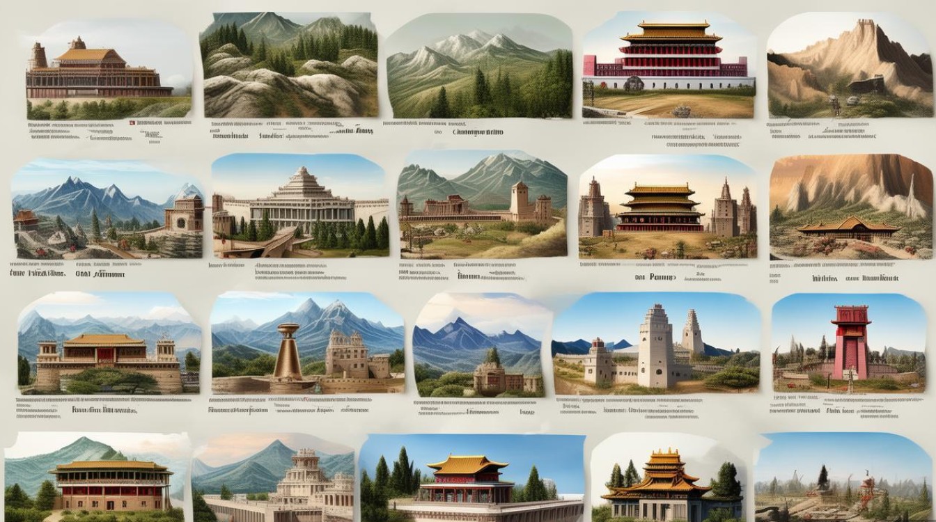 中国各省著名旅游景点