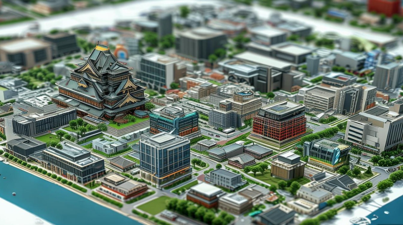 大阪景点分布图