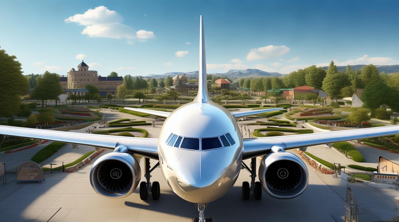 旅游景点飞机