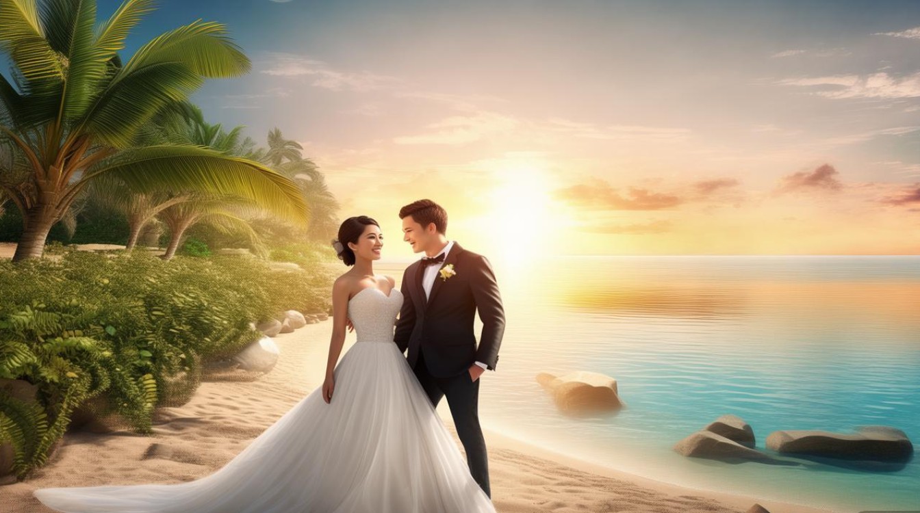 三亚拍婚纱照的景点