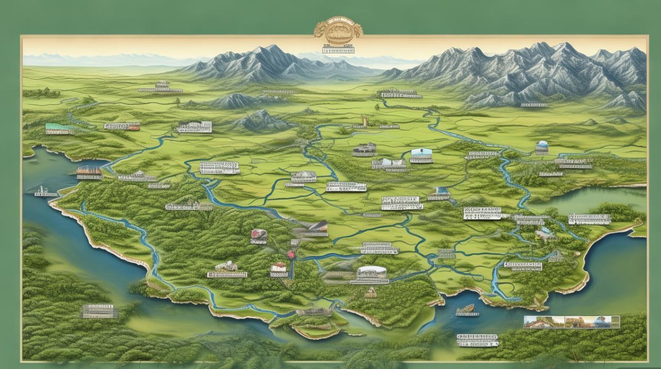 四川主要景点分布图 四川主要景点分布图