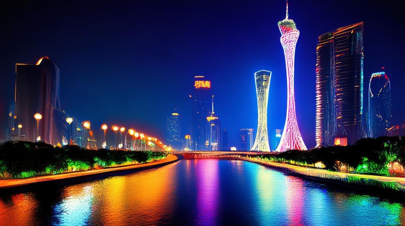 夜游珠江景点